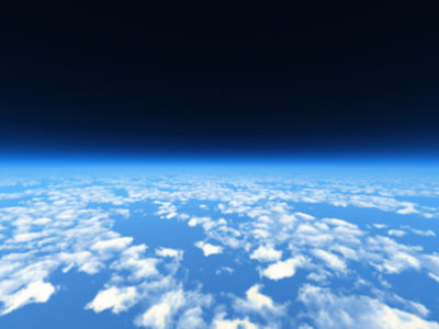 3D Earth Atmosphere from Outer Space