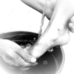 Jesus washing disciples feet