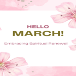 Pink Floral Hello March