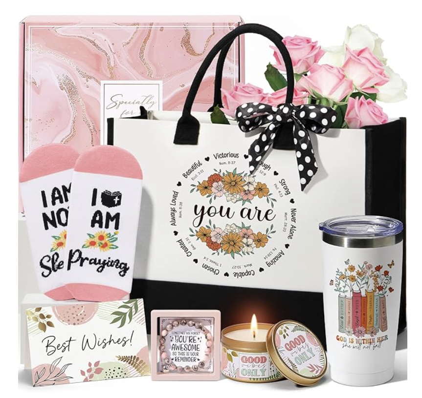 Christian Woman's Gift Set with Bag