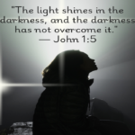 Woman in Darkness - The Light Shines in the Darkness...John 1:15 copy