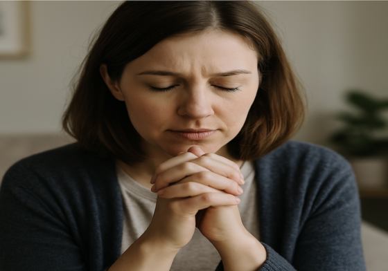 Woman in prayer copy