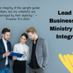 Young people in the office Proverbs 11:3