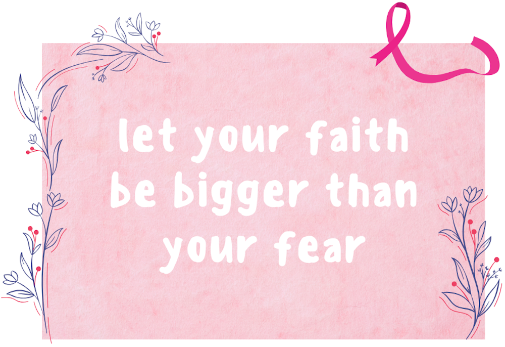 Let your faith be bigger than your fear