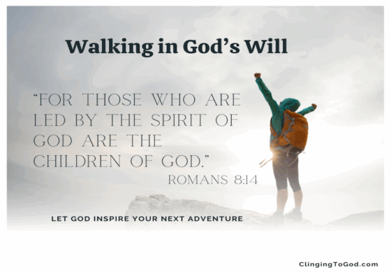 Walking in God's Will - Romans 8:14 copy