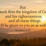 Matthew 6:33 - Seek First His Kingdom copy