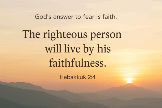 The righteous person will live by faith copy